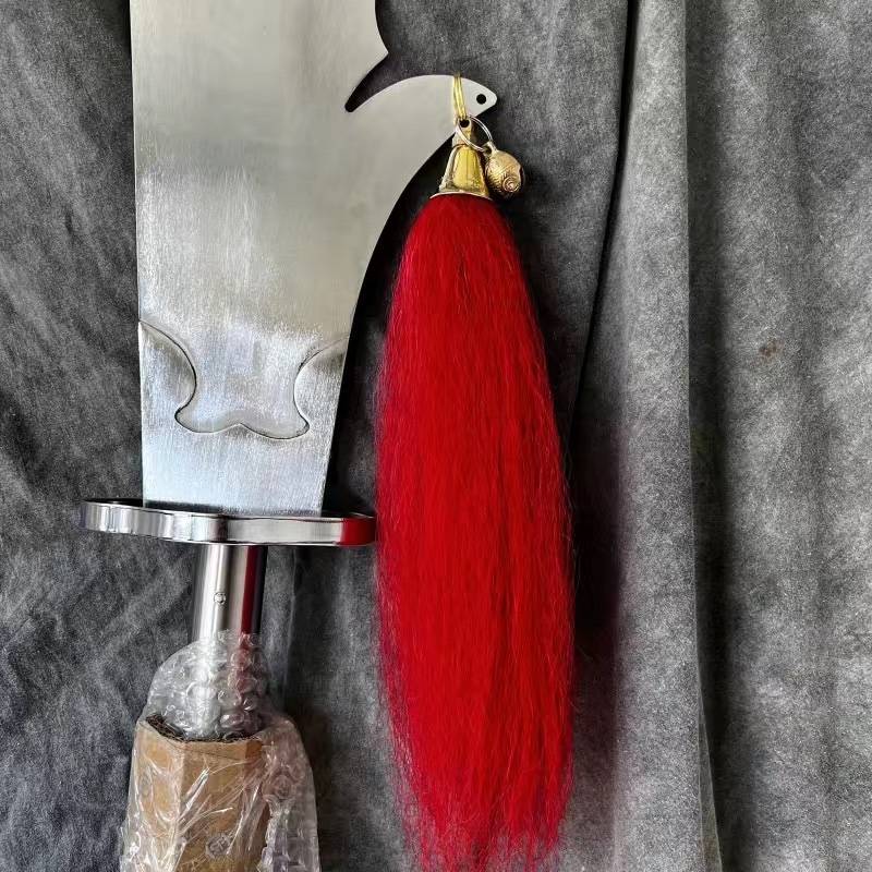 Cowtail knife and copper bell